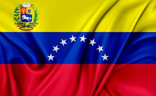 Photo conception du drapeau du venezuela