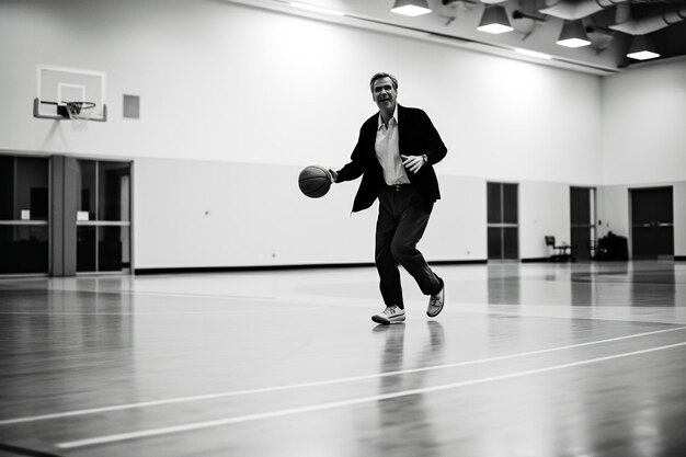 Conception du joueur d'exercice de compétition de basket-ball