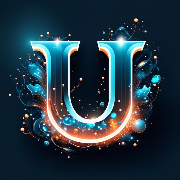 Conception du logo en lettres U ou du logo en U ou du monogramme en U ou d'un logo en 3D U