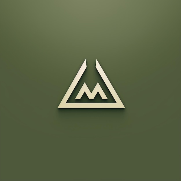 Photo conception du logo de la montagne
