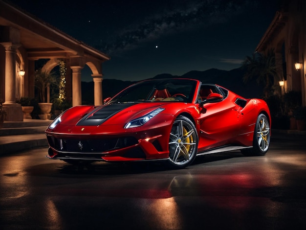 Photo la conception de la ferrari