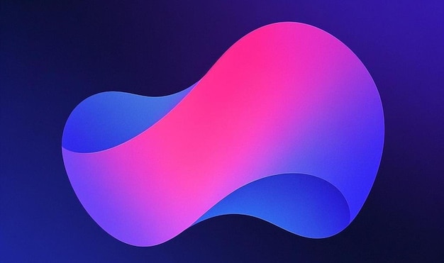 Conception fluide abstraite avec des couleurs de gradient vibrantes
