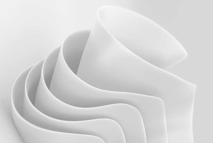 Photo conception de fond abstrait hd couleur blanche