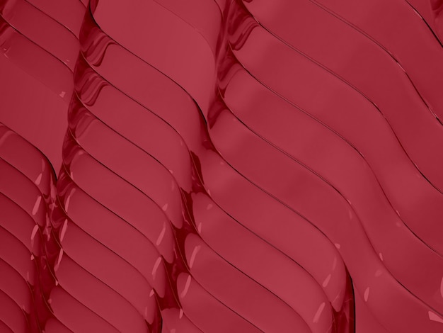 Photo conception de fond géométrique 3d abstraite couleur rouge de flamme chaude