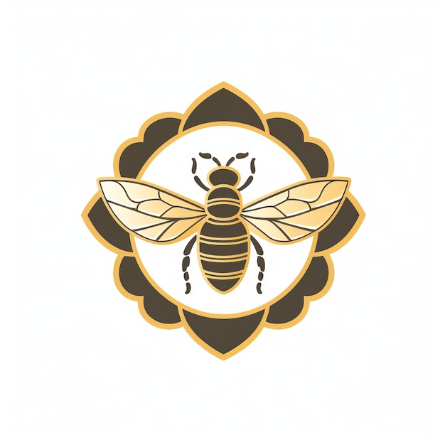 Conception gratuite du logo de la reine des abeilles pour votre entreprise