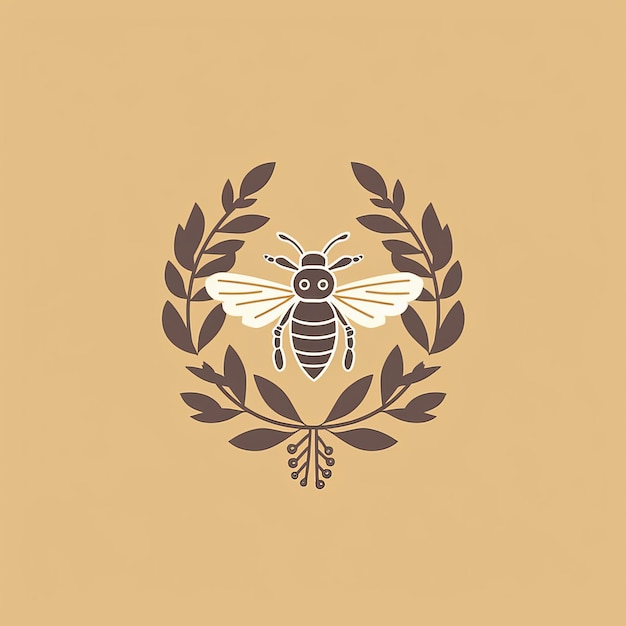 Photo conception gratuite du logo de la reine des abeilles pour votre entreprise