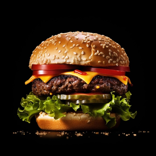 conception de hamburgers