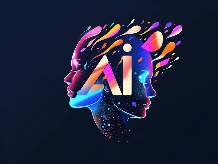 Photo la conception de l'icône de la technologie du futur de l'intelligence artificielle