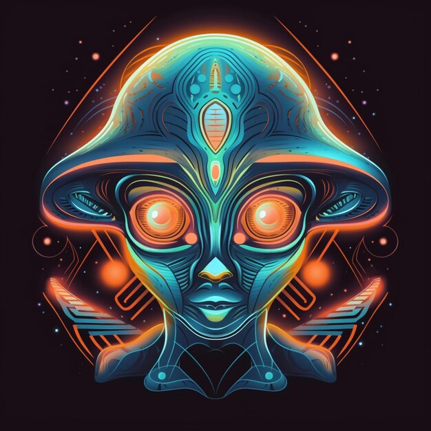 Conception d'illustration extraterrestre