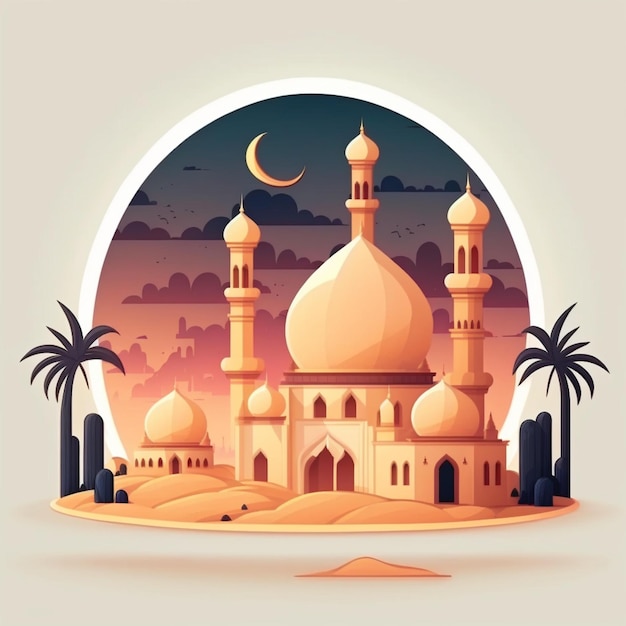 conception d'illustration vectorielle pour le ramadan