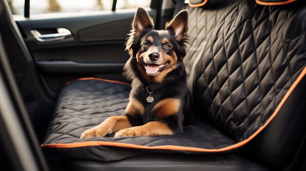 Photo la conception d'un intérieur de voiture adapté aux animaux de compagnie