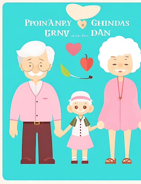 Photo conception de la journée nationale des grands-parents