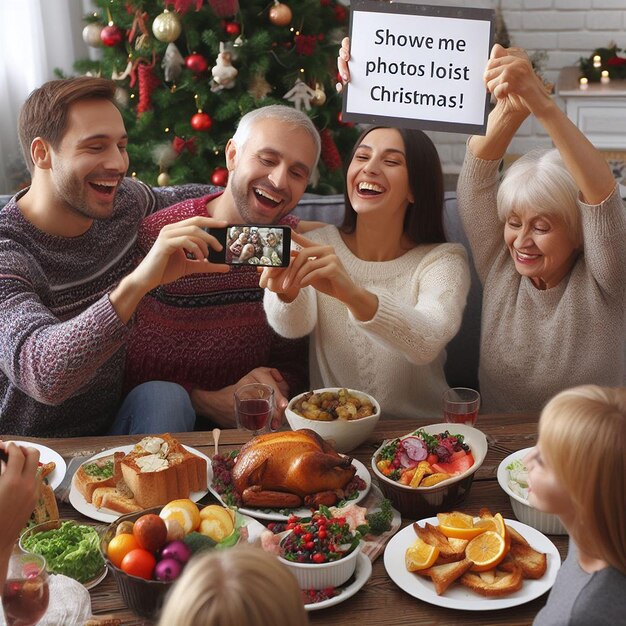 Conception d'un joyeux Noël avec le Père Noël