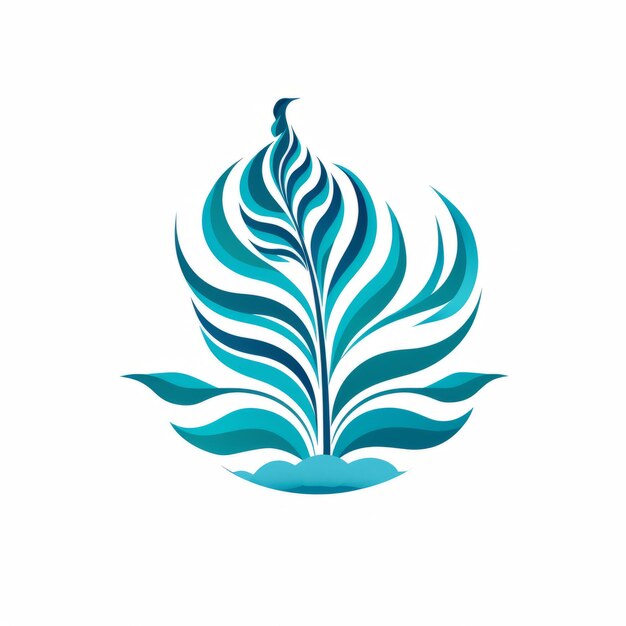 Conception de logo pour l'unité de la maladie de Huntington avec l'usine de zèbre