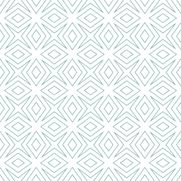 Conception de maillots de bain répétitifs Ikat Turquoise