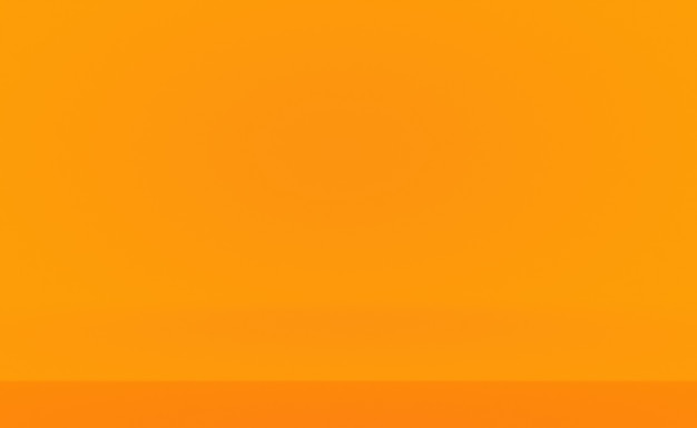 Conception de mise en page de fond orange abstrait, studio, salle, modèle web, rapport d'activité avec une couleur de dégradé de cercle lisse.