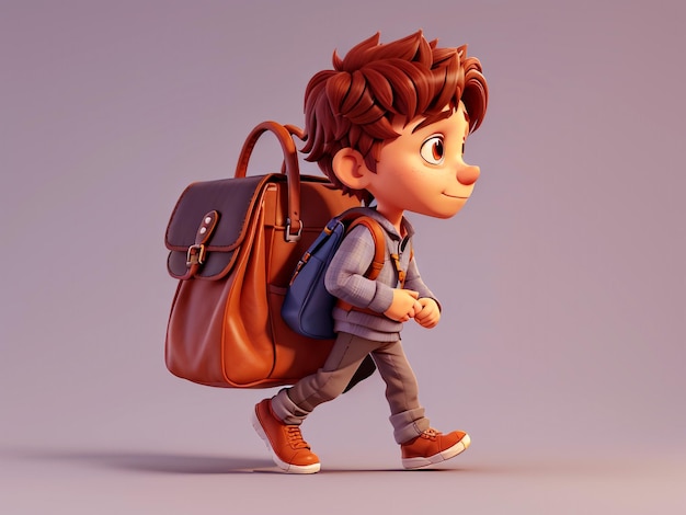 Conception de modèles de personnages de dessins animés en 3D