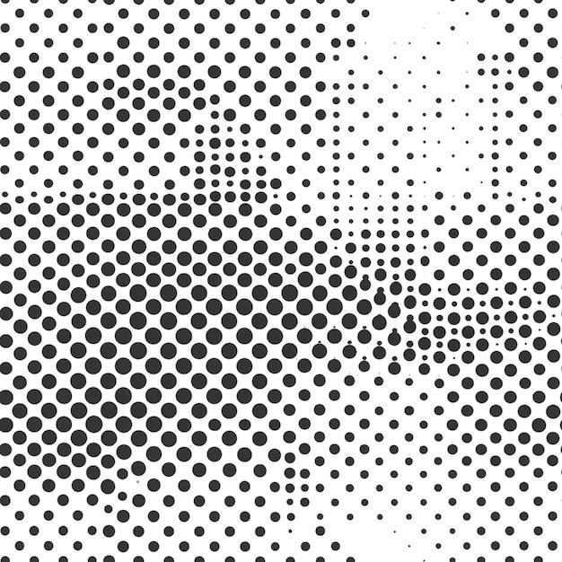 Conception de motifs à demi-ton circulaire sans couture