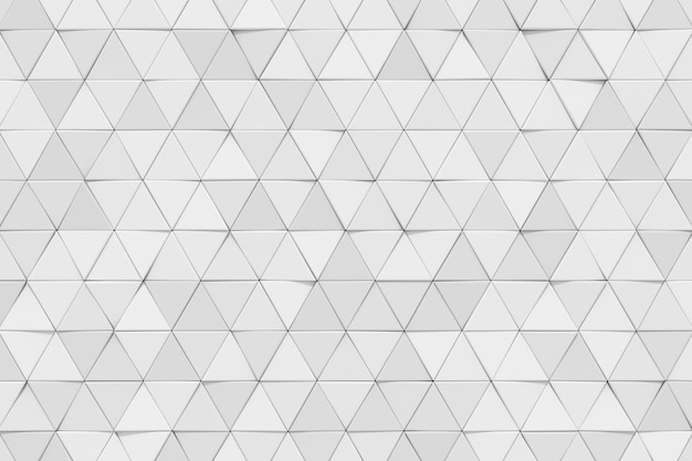 Conception de mur de carreaux moderne Résumé fond de rendu 3D triangle