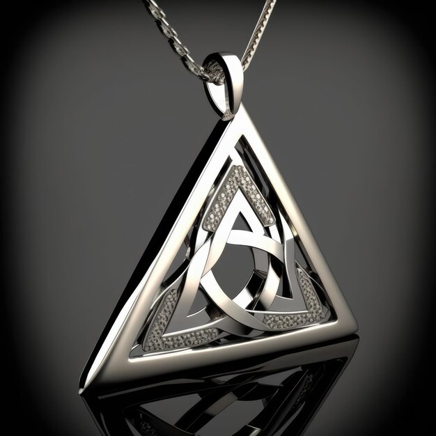 une conception de pendentif et de collier