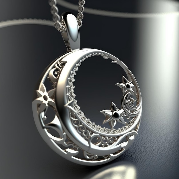 une conception de pendentif et de collier