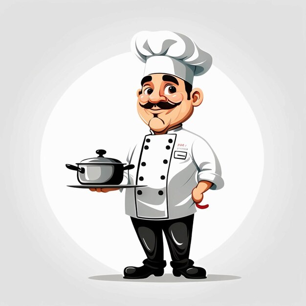 Photo conception de personnages de chef vectoriel