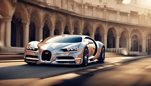 Conception personnalisée de Bugatti Concept