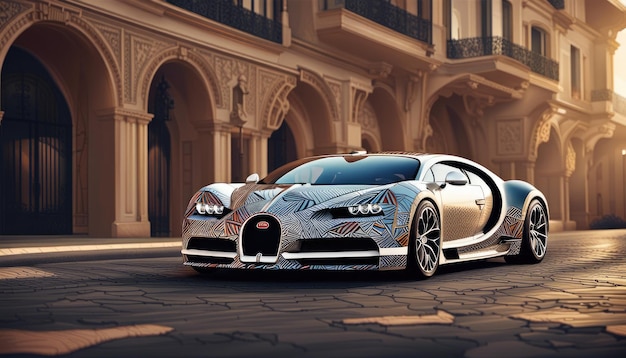 Conception personnalisée de Bugatti Concept