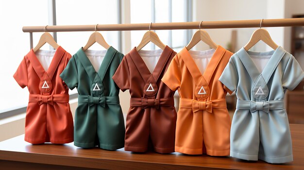 une conception personnalisée exceptionnelle de vêtements pour bébés et d'art de la mode