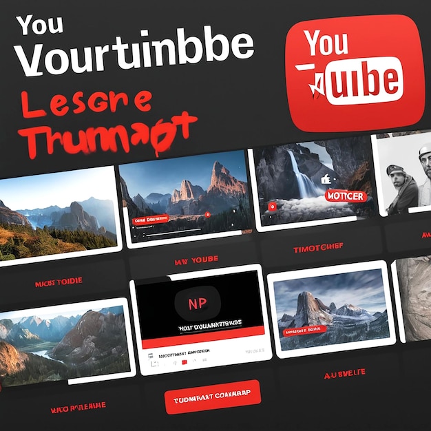 Conception professionnelle des miniatures YouTube