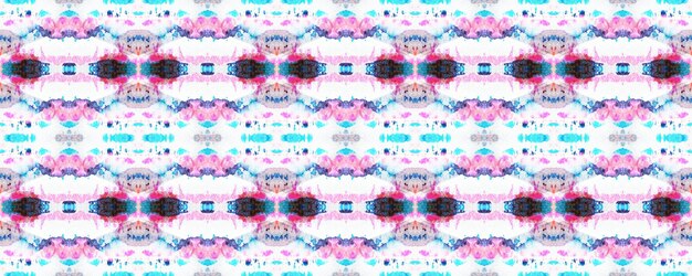 Photo conception de shoji aquarelle. tuile de kimono. modèle sans couture shibori. textile minimaliste organique rouge, blanc et bleu. bordure batik tie dye. pochoir aquarelle japon fond. texture abstraite de colorant de cravate.