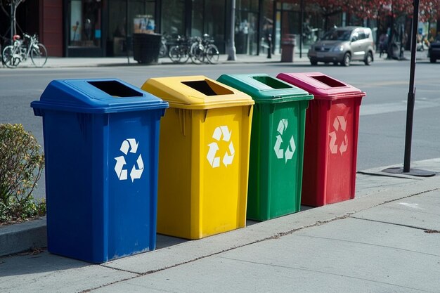 Conception d'une signalisation informative pour le recyclage génératif au bord des trottoirs