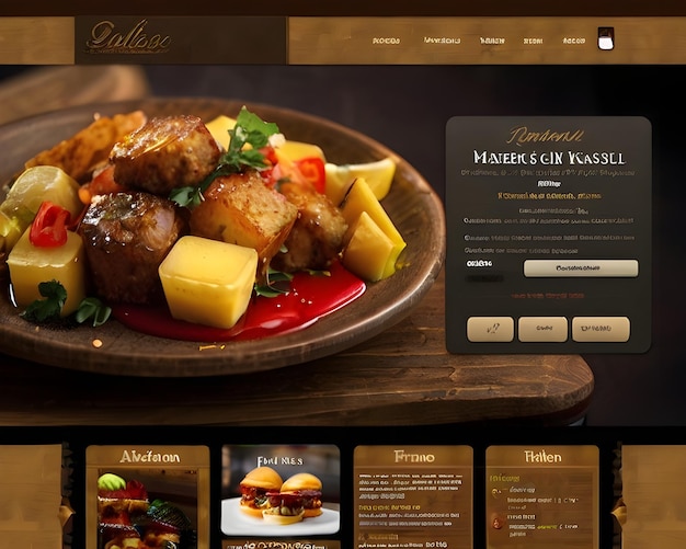 Conception d'un site Web pour la restauration