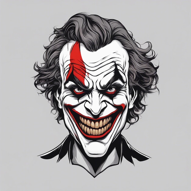 Conception de t-shirt cool joker prêt à imprimer