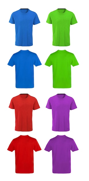 Conception de t-shirts en couleurs