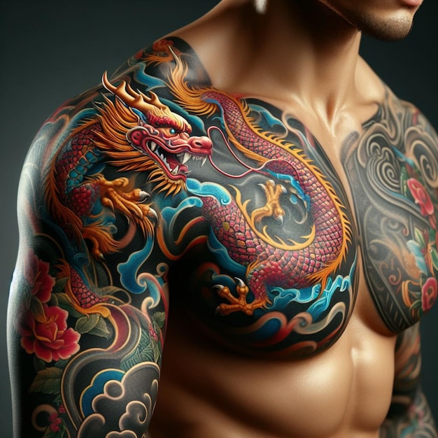 conception de tatouage asiatique