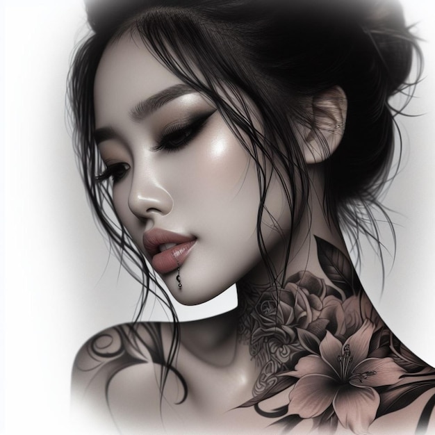 conception de tatouage asiatique