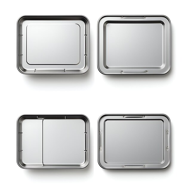 Photo conceptions de boîtes créatives sur fond blanc pour l'image de marque et la présentation du produit forme vierge propre