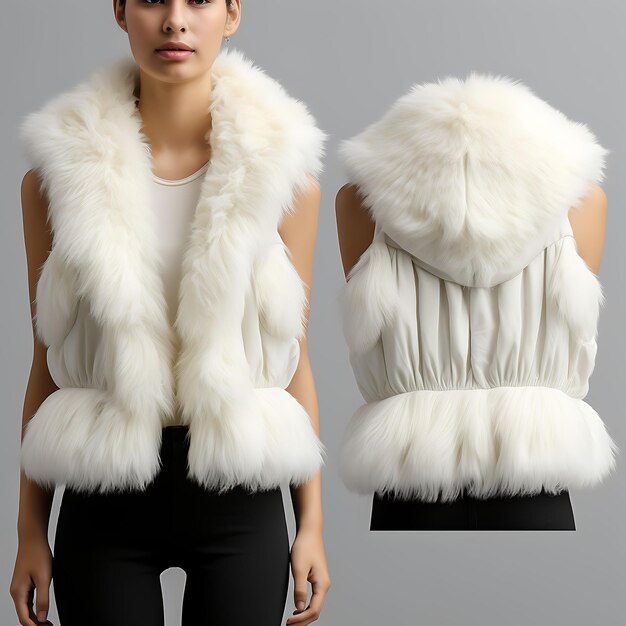 Des conceptions créatives pour des vestes et des tenues professionnelles à la mode et polyvalentes Blank White