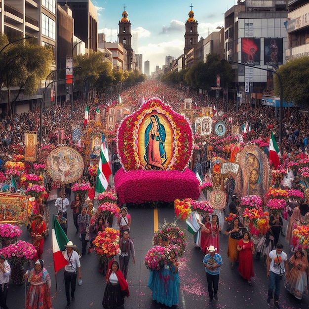 Des conceptions avec la Mère de Jésus pour Da de la Virgen de Guadalupe et Sainte Rose de Lima