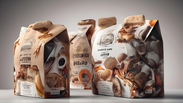 Concepts créatifs d’emballage alimentaire