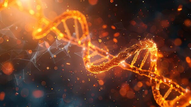 Les concepts de la science de l'ADN et de la biotechnologie ayant une base biologique solide des gènes cellulaires