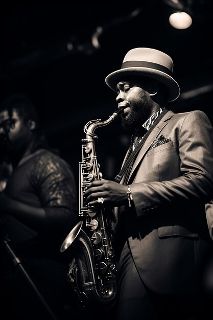 Photo un concert pour célébrer le mois de l'histoire des noirs