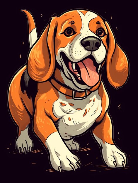 concevez un look amusant et unique avec nos designs de t-shirts et d'autocollants Beagle Parfait pour les amoureux des chiens