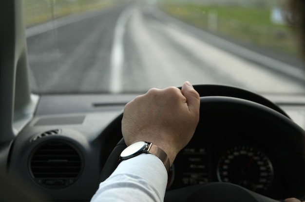 Conduire une voiture sur la route Voyager en voiture Contexte