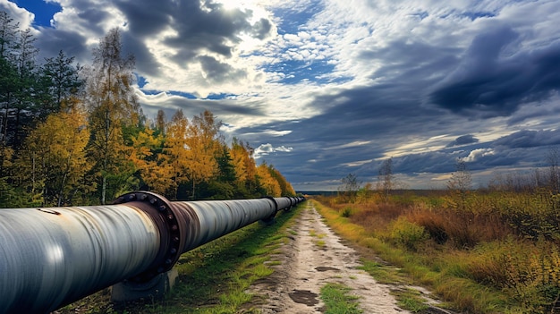 Le conduit à haute pression pour le gaz naturel ou le pétrole