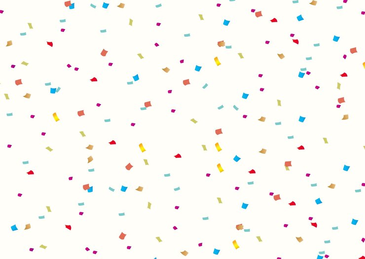 Photo confetti célébration d'anniversaire arrière-plan de texture