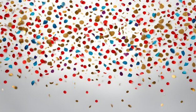 Photo les confettis peuvent être séparés d'un fond transparent