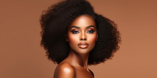 Photo la confiance des femmes noires brille de mille feux, enracinée dans leur concept de beauté patrimoniale