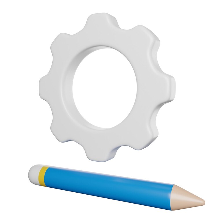 Photo configuration et création de l'équipement et du crayon